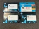 EXPIRED 2019-2018   - Genuine HP 70 -73  DesignJet Ink 130ml Lot Of 4 Sealed