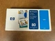 Genuine HP C4821A #80 Cyan Printhead and Cleaner EXP 2012