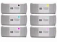 6PK Compatible C4940A - C4945A #83 Ink Cartridge for HP 5000ps 5500ps 5500 UV-42