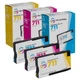 LD  Replacement for HP 711 3pk CZ130A CZ131A CZ132A DesignJet T120 T520