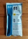 HP Designjet (Series 5000) 81: Printhead Cleaner Only - Yellow c4953a -Old Stock