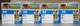 4x HP C4838A,C4837A,C4836A YELLOW,MAGENTA,CYAN Ink Cartridge EXP 10/08,07/08