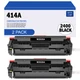 2PK 414A W2020A BLACK Toner With Chip for HP Laserjet Pro M454dw MFP M479fdw