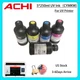 ACHI 250ML UV INK For Epson 1390/L800/L1800/XP600/TX800 UV Printer CMYKW US