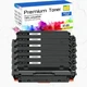 6PK Toner Cartridge BK for HP 414X LaserJet Pro M454dn M454dw MFP M480f M479