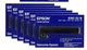 6 Original Epson ERC-22B ERC-09B Black Ribbon Cartridge M-180 M-181 M-183 M-185