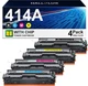 414A Toner Cartridges w Chip Replacement for HP W2020A 414X M454DW ~4PK *5890F2I