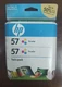 HP 57 Twin Pack Ink Cartridges Tri Color C9320FN
