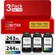 PG-243XL CL-244XL Ink Cartridge for Canon PIXMA MG2520 MX490 MX492 TR4520 TR4522