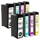 8pk #150 XL Ink Cartridges for Lexmark S315 S415 S515 Printers