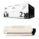 2x Toner for OKI C 5500 5550 5800 5900 Like 43324424 Black