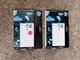 Lot of (2) Genuine DesignJet HP72 Cyan C9383A Ink Cartridges Sealed