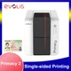 Evolis Primacy 2 Expert Fire Red Single Side ID Card Printer with free Software