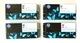 4 Original HP Printhead Designjet 5000 5500 / No. 81 C4950A C4951A C4952A C4953A
