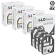 LD Compatible Panasonic KX-P155 Set of 4 Black Ribbon Cartridge KX-P1624 KXP1654