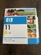 HP 11 Genuine Yellow Ink Cartridge C4838A New Sealed Box