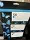 HP 730 INK CARTRIDGE SET of 3 MAGENTA  PHOTO BLACK  & CYAN 130mL EXP 2027/2025