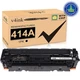 414A black Toner Replacement with Chip for HP W2020A M479fdw M454dw M479