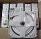 6-PACK ZEBRA 10015355K Z-BAND ULTRASOFT WRISTBAND CARTRIDGE REELS WHITE 1" x 11"