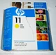 Genuine NEW HP 11 C4838A Yellow Ink Cartridge expired 9/2009 open box sealed ink