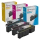 LD Compatible Dell E525w Set of 3 Toner Cartridges: 1 Cyan 1 Magenta & 1 Yellow