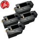 4pk E525w Black Toner Cartridge Set for Dell E525w E525 525w 593-BBJX H3M8P