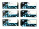 6 x Original Ink HP DesignJet T1600 T1700 T2600 / No. 730 300ml P2V73A - P2V68A