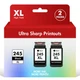 2p PG-245 XL Ink Cartridges for Canon PIXMA MX490 MX495 MG2520 MG2522 MG2525