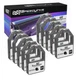 10PK Compatible KXP155 KX-P155 for Panasonic BLACK Printer Ribbon KX-P1624 P1654