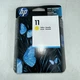 New - HP 11 Yellow Ink Cartridge - C4838A - Expired 08/2012 - Sealed