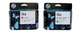 Genuine Sealed HP 744 Printheads F9J86A PK / Cyan & F9J87A Yellow / Magenta 2019