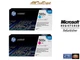 Hp Laserjet 502A (Q6471A )Cyan & Hp Laserjet 502A (Q6473A )Magenta (Flash Sale)