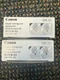 Canon D2 Staples Cartridges, 2 Full Boxes of 3 Cartridges, 0250A002 AD, NEW