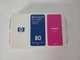 HP DESIGNJET INK CARTRIDGE SERIES 1000 80 MAGENTA 350ml c4847a, EXP. 2007