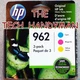 3-PACK HP GENUINE 962 COLOR INK (RETAIL BOX) OFFICEJET PRO 9012 9018