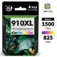 4pk Ink Cartridges for HP 910 XL OfficeJet Pro 8022e 8028e 8035e 8015e 8025e