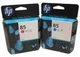 Lot 2 Genuine HP 85 Cyan C9425A & Magenta C9426A Inkjet Cartridge OEM 10/2019