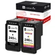 PG-245XL CL-246XL Black Color Ink for Canon PIXMA MG2420 MG2520 MG3020 MG3022