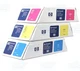 3PK Genuine HP 80 Color 350mL Ink Cartridge DesignJet 1055cm 1000 1050C