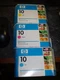 3 Qty - OEM HP 10 Ink Cartridges ~ C4842A, C4841A, C4843A (C, M, Y) 