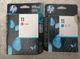 HP 11 Magenta Cyan Ink Cartridge Combo C4837A-36A Genuine New Expired 2017 &2018