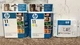 (Lot Of 3) Genuine HP 11 C4838A Yellow & Cyan Ink Cartridges New Sealed Expired