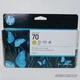 HP 70 Yellow DesignJet Ink 130ml Ink Cartridge (C9454A) 09/2026