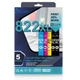 5PK 822XL Ink Cartridges For Epson WF-3820 WF-4820 WF-4833 WF-3823 WF-4830