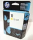 NEW GENUINE HP 11 YELLOW INK CARTRIDGE (C4383A)