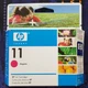Genuine HP 11 C4837A Magenta Printer Ink Cartridge New Sealed Expired (10/08)