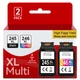 PG-245XL CL-246XL Ink Cartridge Compatible for Canon PIXMA MG2420 MG2520 MG2525