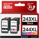 PG-243XL CL-244XL Ink Cartridges Printer for Canon MG2420 MG2450 MG2520 MG2522