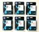 6 x Original Printhead HP Designjet 30 90 130 130R / No. 84 + 85 C9420A - C9424A