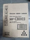 Genuine Ricoh Lanier Savin 842196 MP C8003 Black Print Cartridge OEM Sealed!